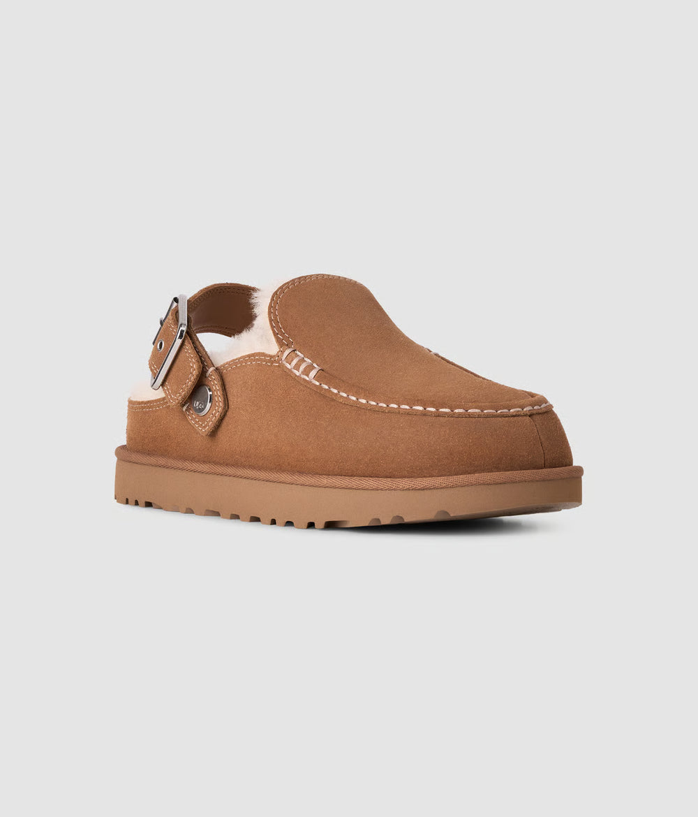 Goldenstar Evelina Clog - Chestnut